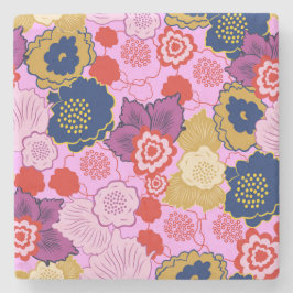 Posavasos De Piedra Flores de primavera