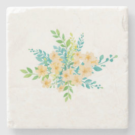 Posavasos De Piedra "Flores del campo"