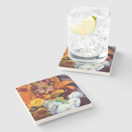 Posavasos De Piedra Flores en Día de Verano