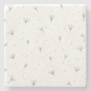 Posavasos De Piedra Flores Lilac