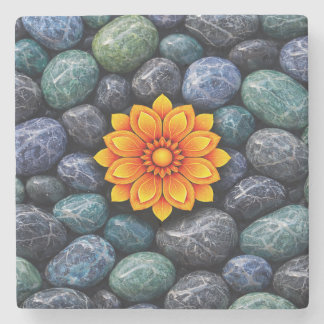 POSAVASOS DE PIEDRA FLOWER GIFT MOM DAUGHTER SISTER TEACHER FRIEND