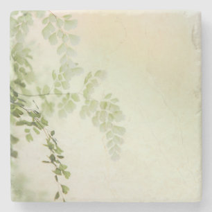 Posavasos De Piedra Foliage de primavera