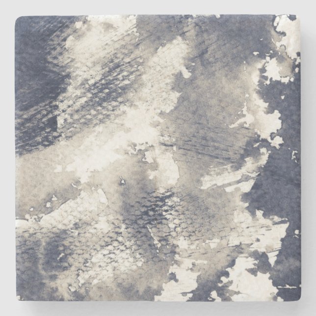 Posavasos De Piedra Fondo abstracto del grunge. Acuarela, tinta (Anverso)