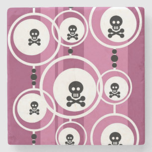 Posavasos De Piedra Fondo del Grunge