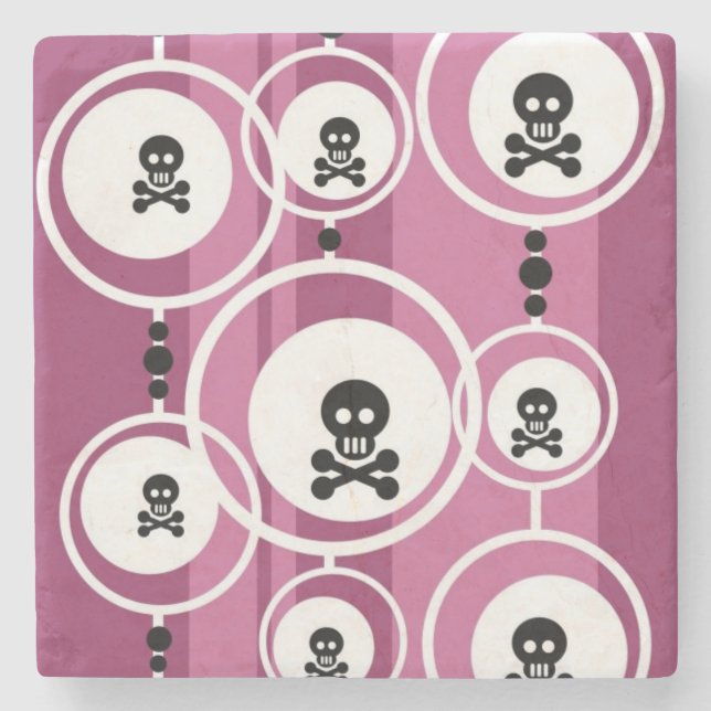 Posavasos De Piedra Fondo del Grunge (Anverso)