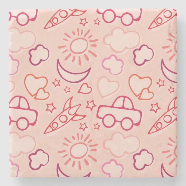 Posavasos De Piedra fondo del juguete (Anverso)