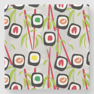 Posavasos De Piedra Fondo del sushi