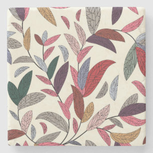 Posavasos De Piedra Fondo floral