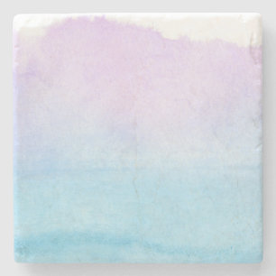 Posavasos De Piedra Fondo pintado a mano 18 de la acuarela abstracta