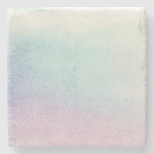 Posavasos De Piedra Fondo pintado a mano 4 de la acuarela abstracta