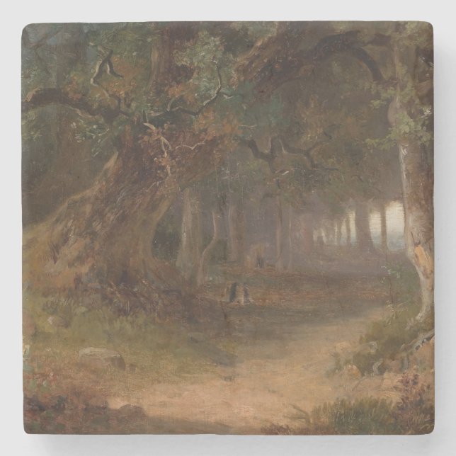 Posavasos De Piedra Forest Edge - Józef Szermentowski (Anverso)