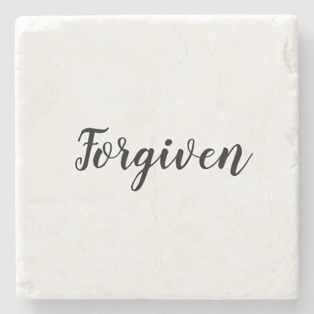 Posavasos De Piedra Forgiven coaster (Anverso)