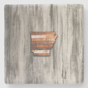 Posavasos De Piedra Forma Rustica de Arkansas