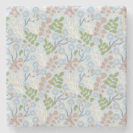 Posavasos De Piedra Formas orgánicas botánicas