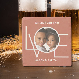 Posavasos De Piedra Foto Amas Papá