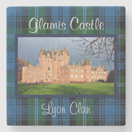 Posavasos De Piedra Foto Castillo Glamis Escocia- Patrimonio de la Fam