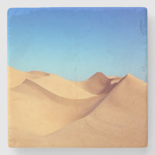 Posavasos De Piedra Foto de dunas del desierto