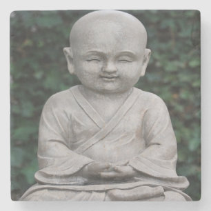 Posavasos De Piedra Foto de la estatua de Buda mediadora