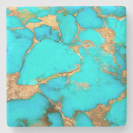 Posavasos De Piedra foto de piedra turquesa