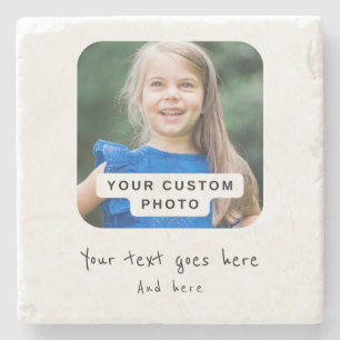 Posavasos De Piedra Foto personalizada, crea la tuya