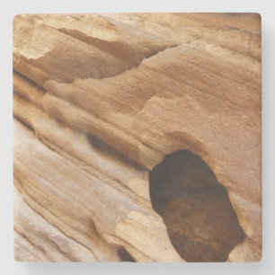 Posavasos De Piedra Fotografía abstracta de la naturaleza de la pared