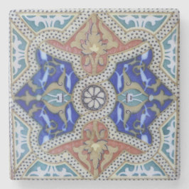 Posavasos De Piedra Fotografía de mosaico marroquí - escayola de piedr