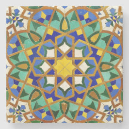 Posavasos De Piedra Fotografía de mosaico marroquí - escayola de piedr