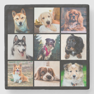 Posavasos De Piedra Fotografías de Instagram de perros cachorros