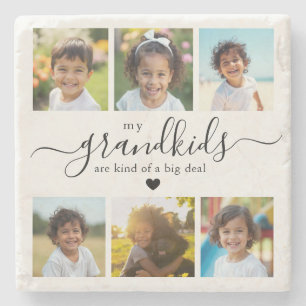 Posavasos De Piedra Fotos de nietos lindos para abuela