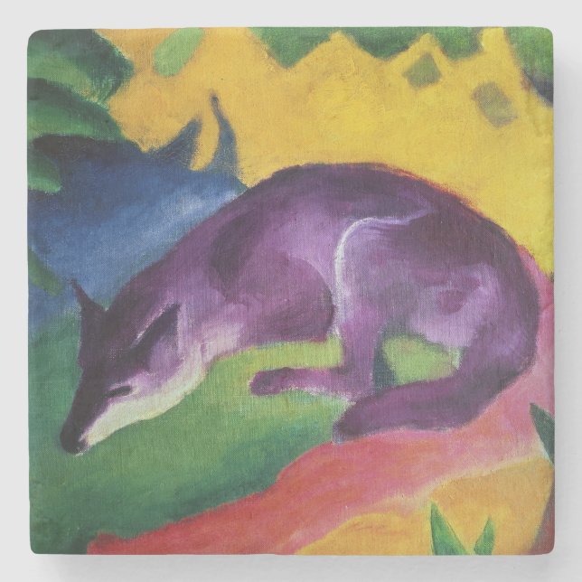 Posavasos De Piedra Fox azul, 1911 (Anverso)