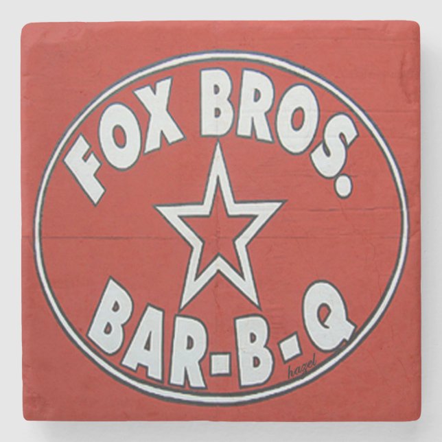 Posavasos De Piedra Fox Bros Atlanta, Fox Bros, Fox Bros (Anverso)