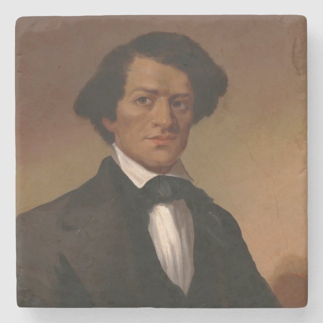 Posavasos De Piedra Fr3d3rick Bailey Douglass: Leyenda de derechos civ (Anverso)