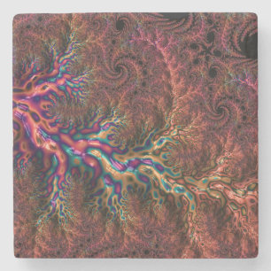 Posavasos De Piedra Fractal trippy