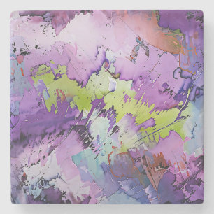 Posavasos De Piedra "Fragmentos dinámicos" Arte abstracto contemporáne