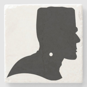 POSAVASOS DE PIEDRA FRANKENSTEIN SILHOUETTE