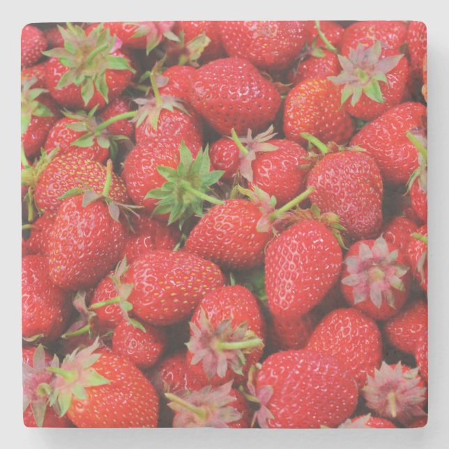 Posavasos De Piedra Fresas (Anverso)