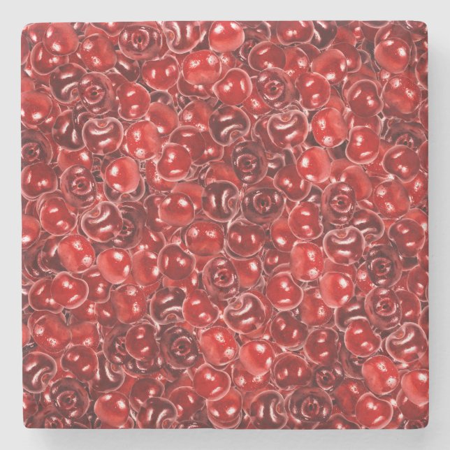 Posavasos De Piedra Fresas dulces (Anverso)