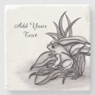 Posavasos De Piedra Froggy , Agrega tu texto 