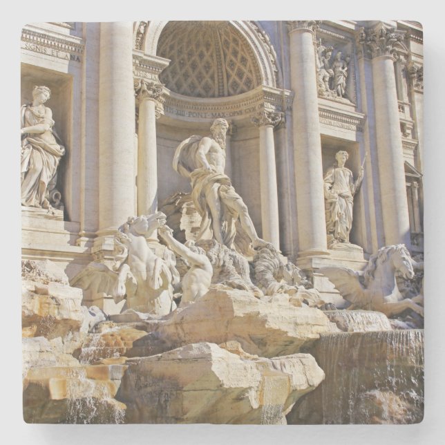 Posavasos De Piedra Fuente de Trevi (Anverso)