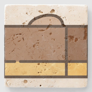 Posavasos De Piedra fugia de chocolate