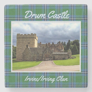 Posavasos De Piedra Fun Irvine/Irving Clan's Drum Castle & Tartán