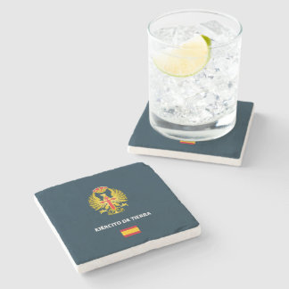 Posavasos De Piedra Funda para pasaporte del Ejército de Tierra