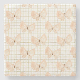 Posavasos De Piedra Fundas de flores silvestres