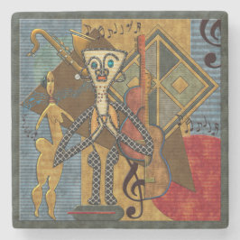 Posavasos De Piedra Funky Hot Jazz Marble