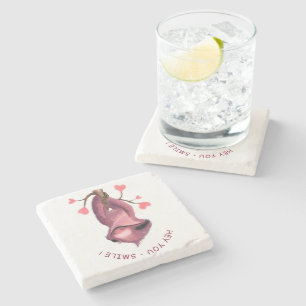 Posavasos De Piedra Funny Sloth Stone Coaster - Texto Personalizado