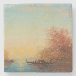 Posavasos De Piedra Fusina, Environs De Venise - Félix Ziem