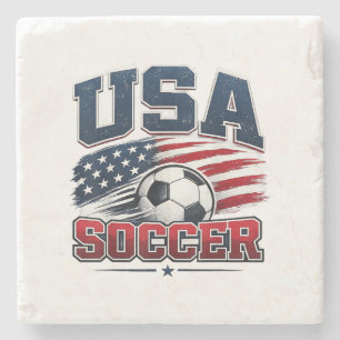 Posavasos De Piedra Fútbol 2026 EE. UU.