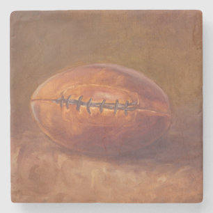 Posavasos De Piedra Fútbol rústico de los deportes el  