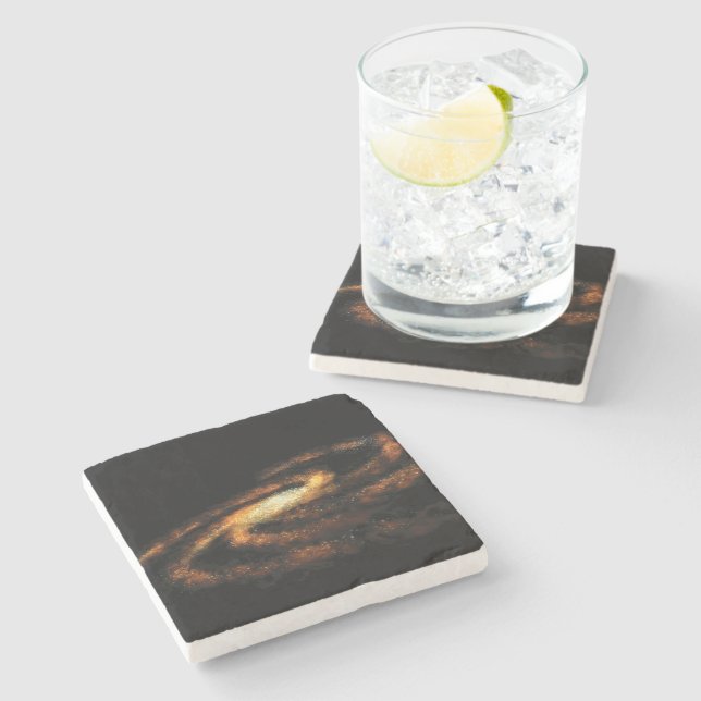 Posavasos De Piedra Galaxia Vía Láctea (Lateral)