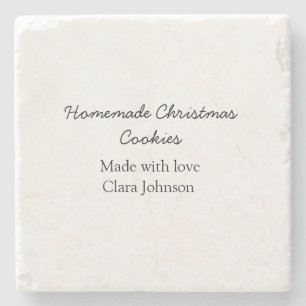 Posavasos De Piedra Galletas de Navidad caseras hechas con amor add no